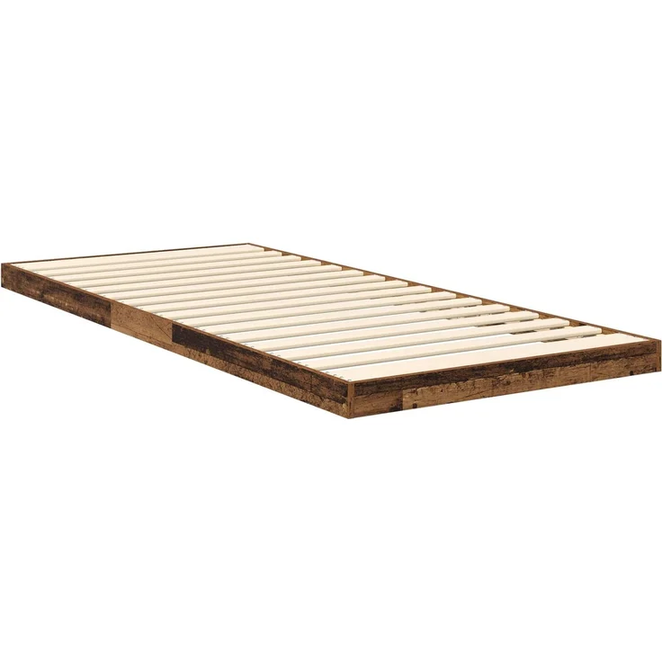 vidaXL Bodenbettrahmen, Altholz Braun, 76,5x200 cm – Bild 8