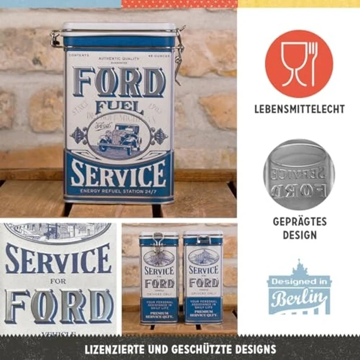 Nostalgic-Art Kaffeedose Aromadose - Ford - Ford Fuel Service – Bild 3