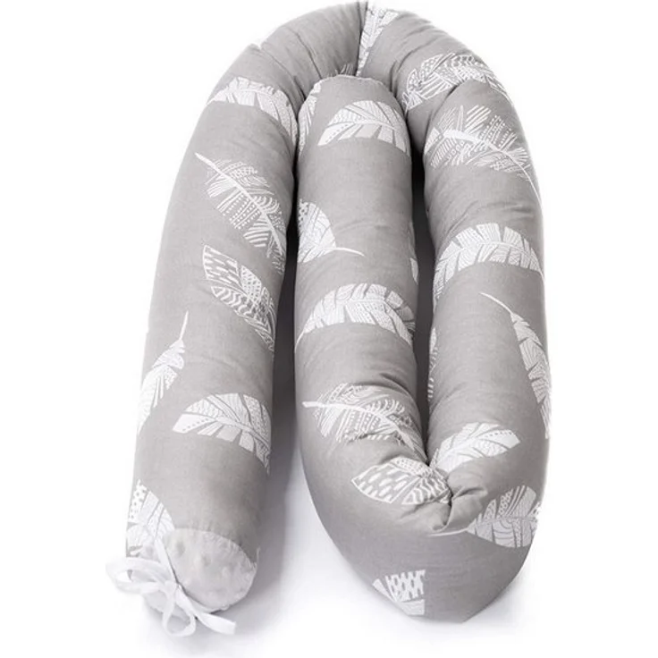 Amilian Nestchenschlange Bettschlange 210cm - Seitenschläferkissen - Nestschlangen, (Nestchenschlange für Kinderbett, Nestchen, Bettumrandung als Kopfschutz, Kantenschutz für Ihr Babybett), Nestchen - Bettumrandung als Kopfschutz - Kantenschutz für Bab... – Bild 4