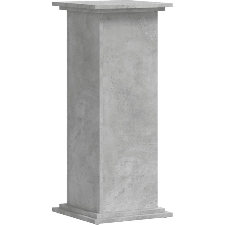vidaXL Pflanzenständer Betongrau 33x33x80 cm Holzwerkstoff 852972 – Bild 1