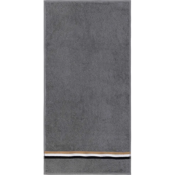 BOSS Handtuch - BLINEA, Handtuch, Frottier, Baumwolle Grau (Magnet) 50x100 cm – Bild 1