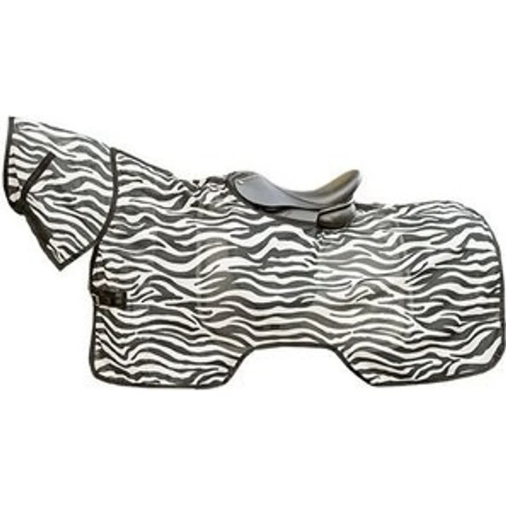 HKM Pferde-Fliegendecke Fliegenausreitdecke Zebra – Bild 6