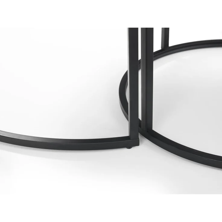 Julian Bowen Runder Couchtisch „Staten“, in Satzform, Betonoptik – Bild 4