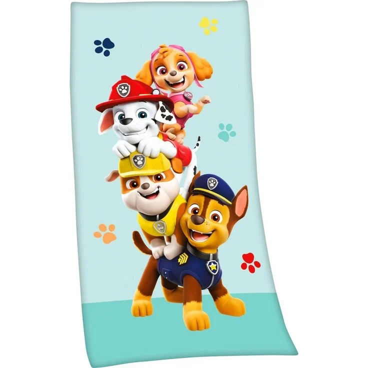 PAW PATROL Badetuch Paw Patrol, Velours (1-St), hochfarbig bedruckt – Bild 3