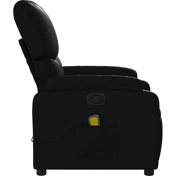 vidaXL Massage-Relaxsessel, Kunstleder, Schwarz 3205712 – Bild 7