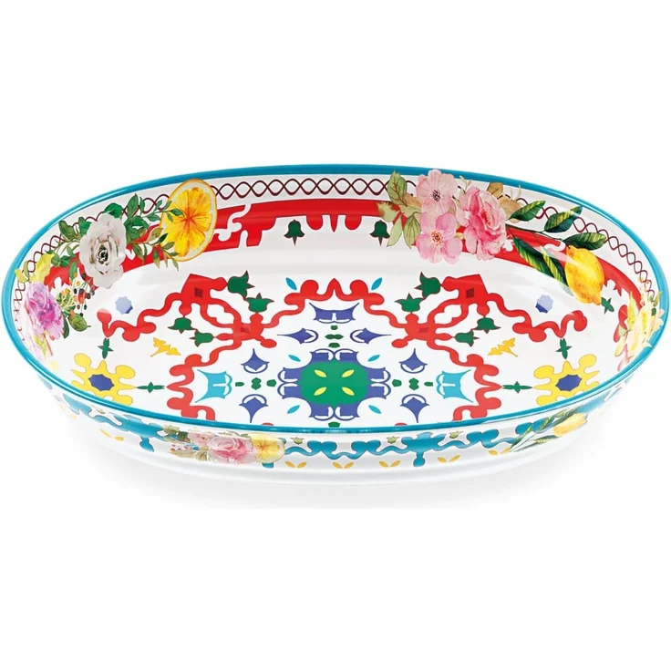 Guzzini Reisschüssel oval 32,5 cm Flower&Lemon – Bild 2