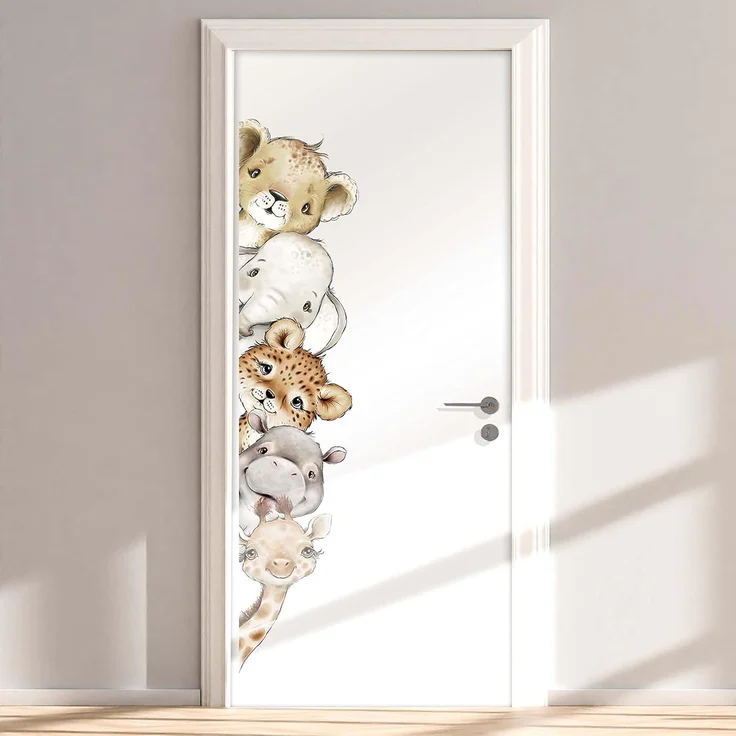 WANDKIND Wandtattoo Türaufkleber Kinderzimmer (Türsticker), Wieder ablösbar – Bild 1