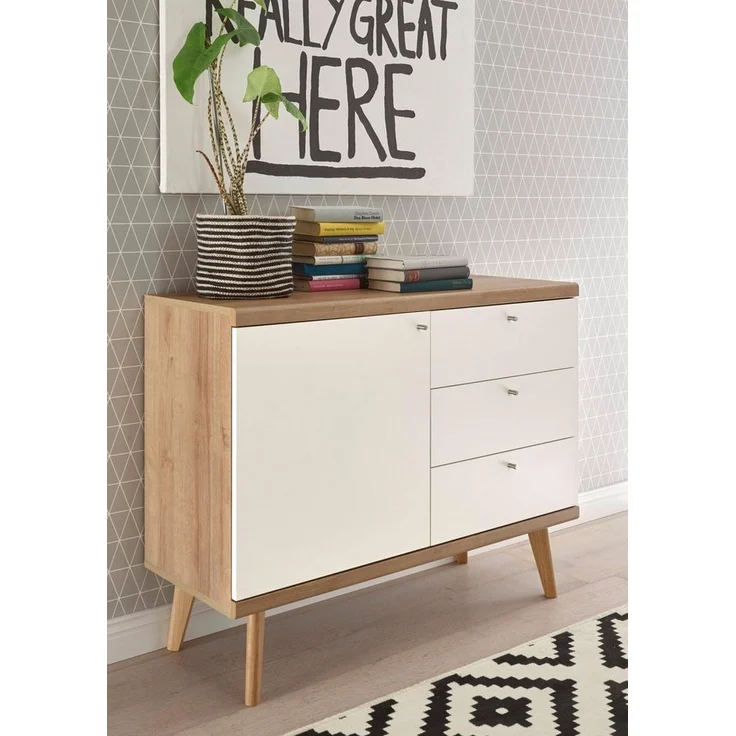 andas Sideboard Merle, Scandi Design, Breite 107 cm – Bild 1