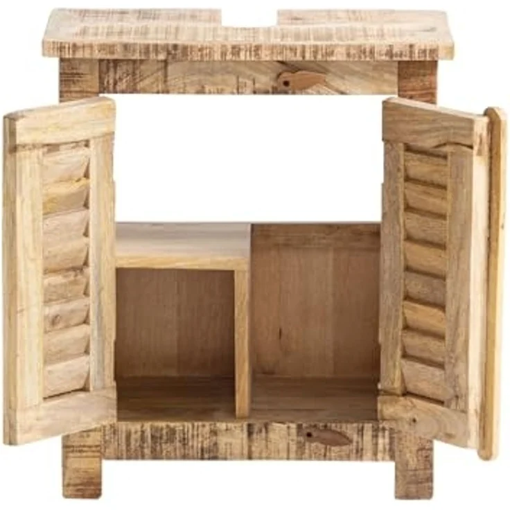 Massivholz Waschbeckenunterschrank Caribou, 52x60x30 cm, Ideal für jedes Bad – Bild 5