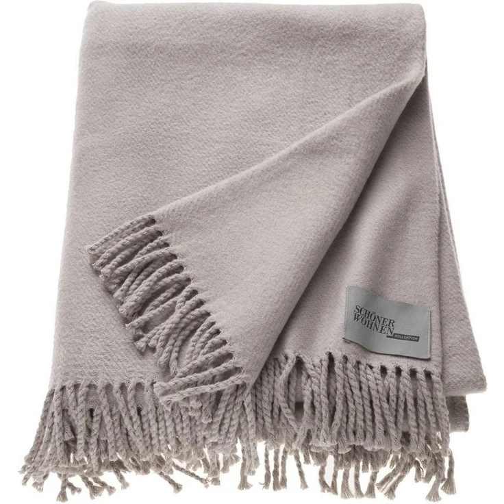 Wohndecke Basics, SCHÖNER WOHNEN-Kollektion, mit Fransen, Kuscheldecke – Bild 4