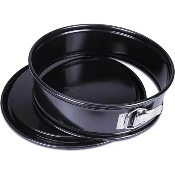 Städter We love baking Serie Springform EMAILLE ø 26 cm / H 7 cm Schwarz mit Flachboden – Bild 2