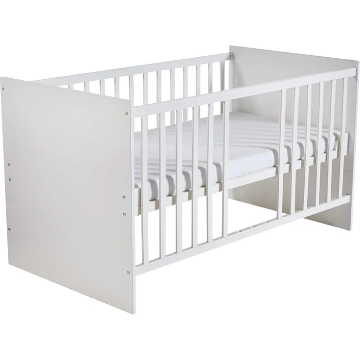 roba Zimmerset 'Maren' - 3-teilig - Gitterbett 70 x 140 cm - Wickelkommode schmal - Weiß – Bild 12