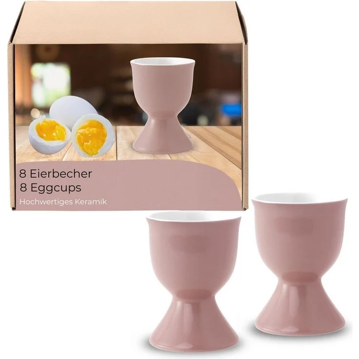 matches21 HOME & HOBBY Eierbecher, (8-tlg), Spülmaschinenfeste Eierhalter für Frühstückstisch – Bild 5