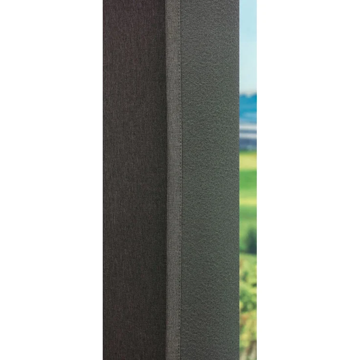 Lysel - Dekoschal Thermo Dimout #1W in den Maßen (B x H): 135cm x 245cm in Grau/grau – Bild 5