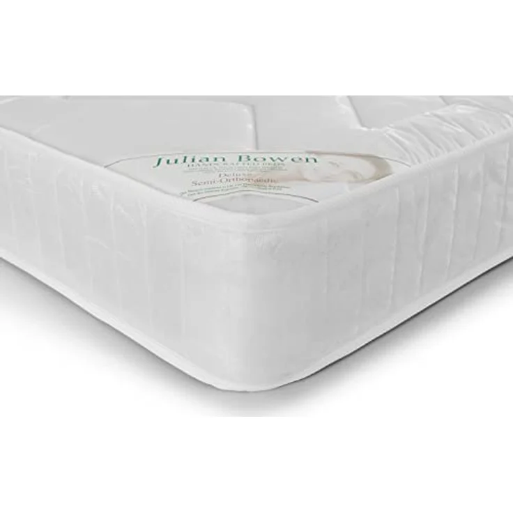 Julian Bowen Deluxe halborthopädische Matratze, weiß, Einzelbett – Bild 4