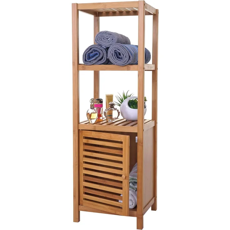 Badregal HWC-B18 Bambus ~ 110 x 36 x 34 cm