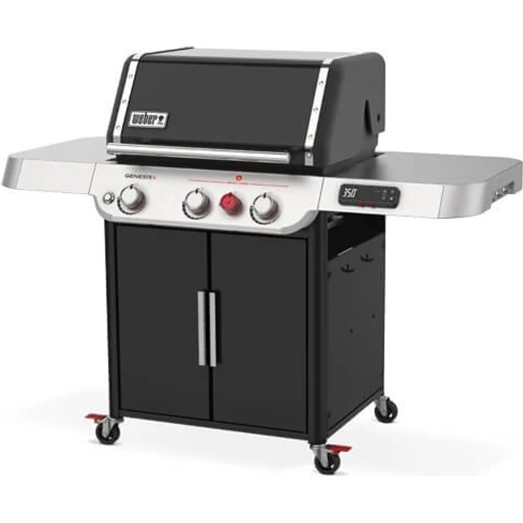 Weber 'Genesis EX-325s Ironman' Smarter Gasgrill, schwarz, 123 x 68 x 157 cm – Bild 1