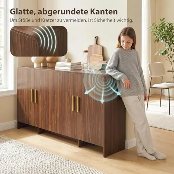 HOMCOM Sideboard (Packung, 2 St, 1), Breite 152 cm – Bild 4