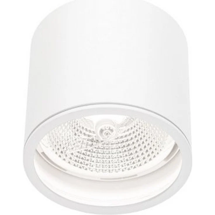 Spectrum Aufbauleuchte LED Chloe AR111 GU10 Außenleuchte weiß Deckenleuchte IP65 max. 12W rund, Kein Leuchtmittelenthalten, Außenleuchte – Bild 4