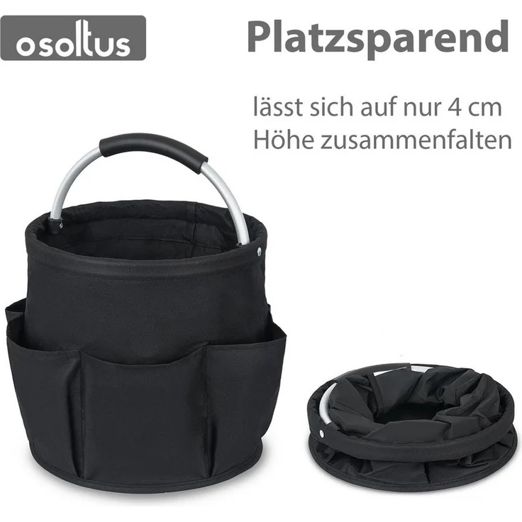 osoltus Gartengerätetasche Werkzeugkorb Gartenkorb Reinigungs Organizer – Bild 3