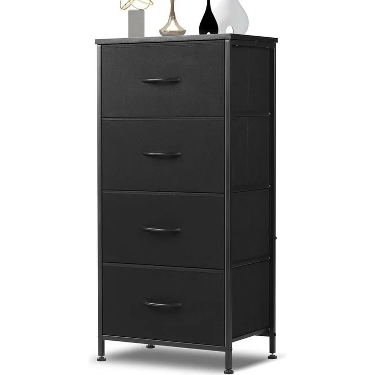 DUMOS Schubkastenkommode Kommode mit Stoffschubladen Stauraumschrank Schubladenschrank (Schubladenkommode), Mit 4, 5, 7, 8, 9 Schubladen