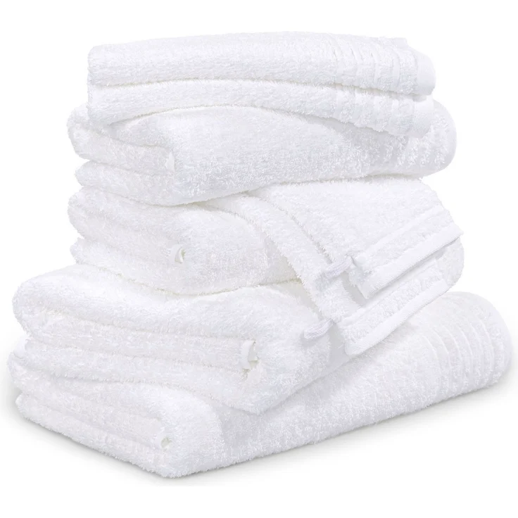 Möve Handtuch Set New Classic, Walkfrottier (8-St), Waschhandschuhen, Gäste-, Hand- und Duschtüchern, 100% Baumwolle – Bild 5