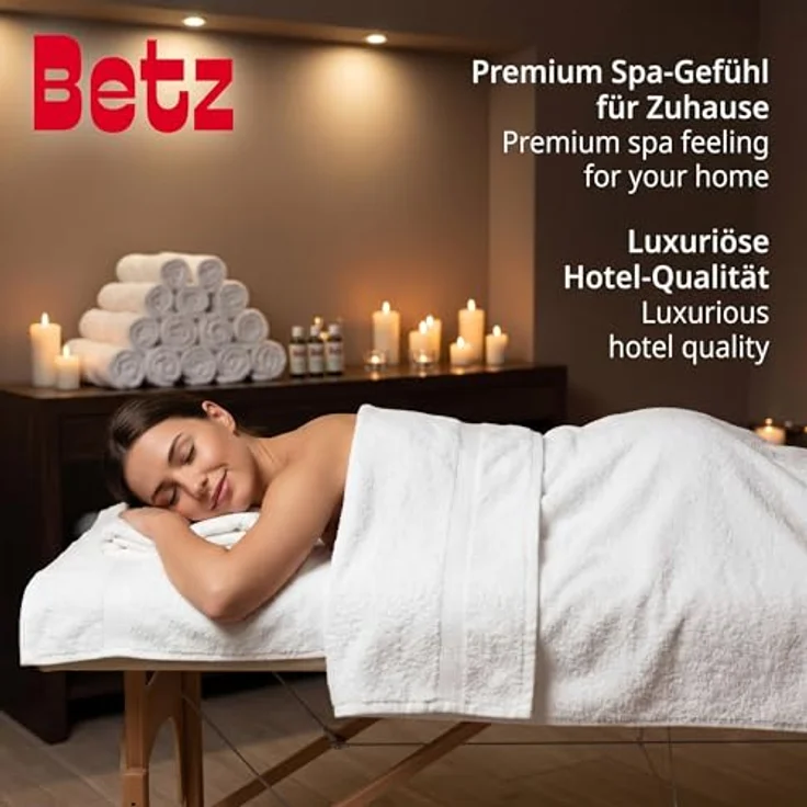 Betz Handtuch Set 5-TLG. Premium 1 Duschtuch 2 Handtücher 1 Gästetuch 1 Waschhandschuh, 100% Baumwolle – Bild 8