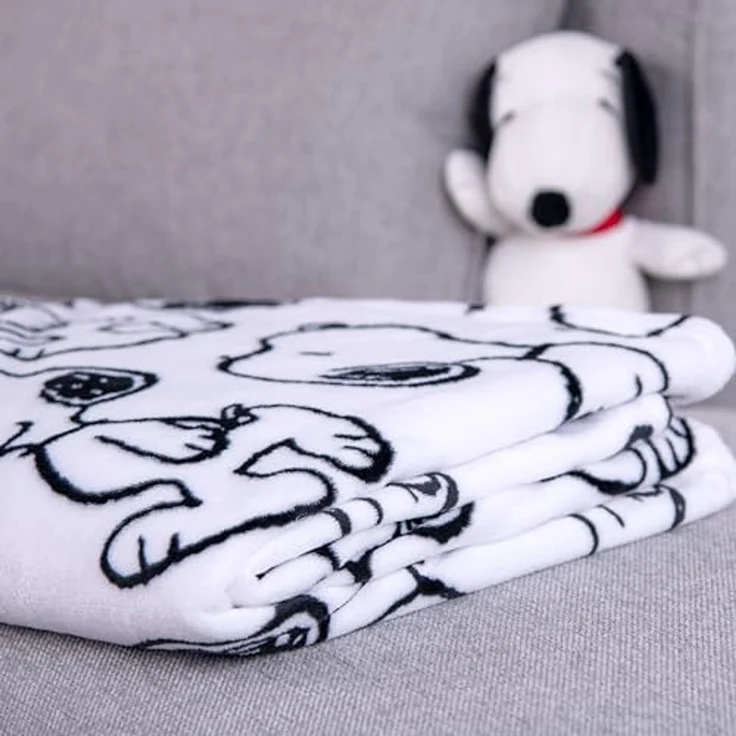Wohndecke Peanuts, Kuscheldecke mit Snoopy-Motiv, PEANUTS, cooles Motiv – Bild 5