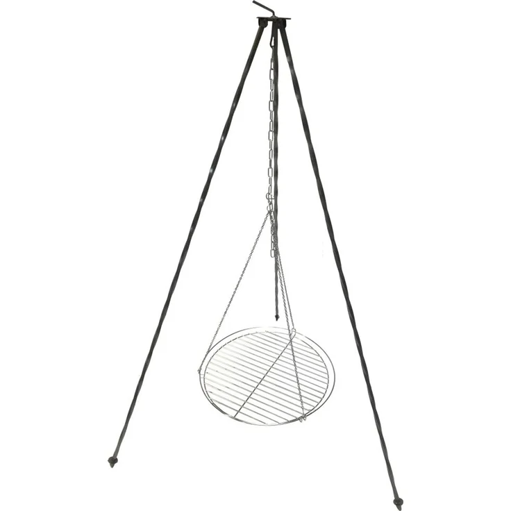 Buschbeck Schwenkgrill mit Rost, Stahl, 70 x 70 x 160 cm – Bild 1