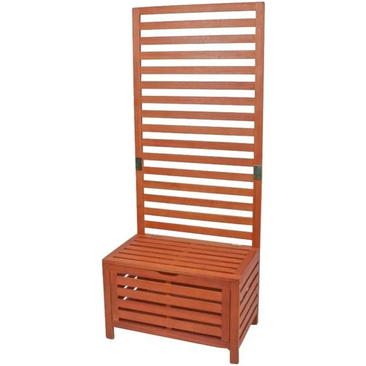 Sichtschutz Gartenbank Truhe Garten Bank Sitzbank Balkon Sichtschutz Staufach – Bild 2