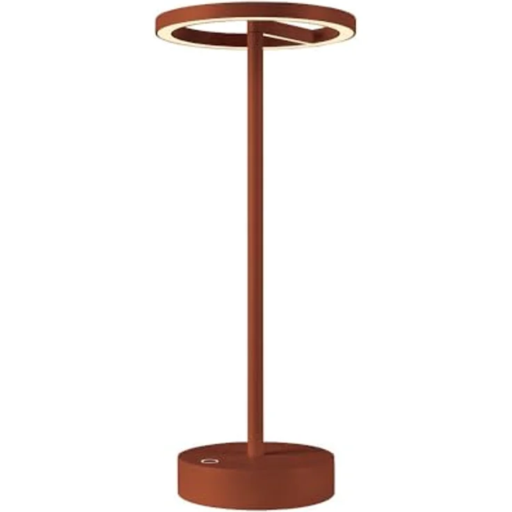 SLV VINOLINA ONE, Tischleuchte, Akku, IP54, 2700K, TOUCH, rost - Ambiente- Tisch- und Standleuchten – Bild 2