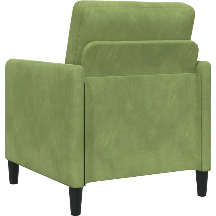 vidaXL Sofa Set mit Stauraum 2 stk. Hellgrün Polyester 3429249 – Bild 5
