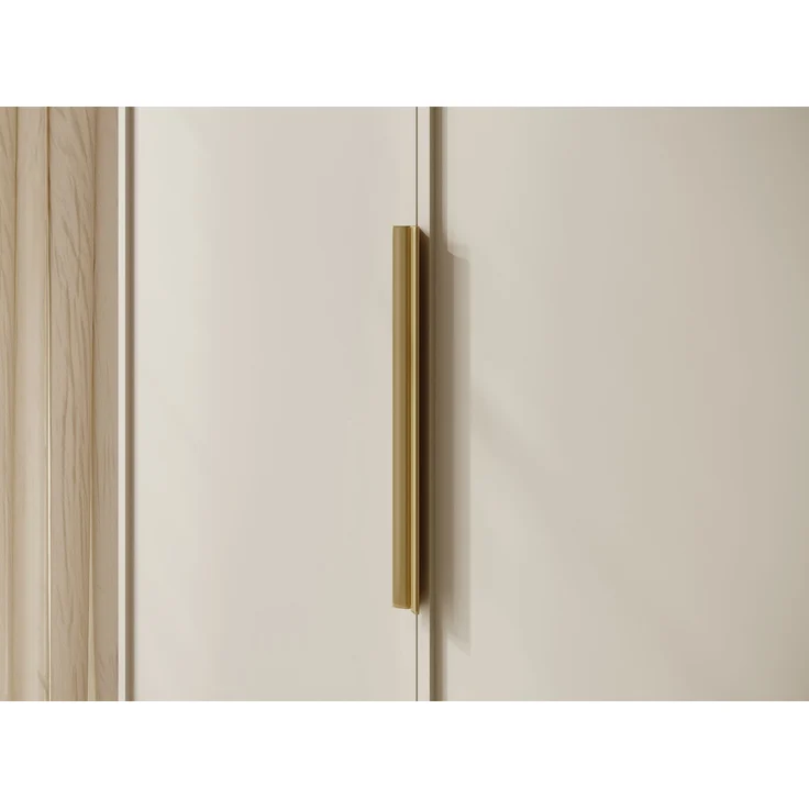 Selsey 'Frame' Kleiderschrank 2-türig mit Kleiderstange und Schubladen, greige 200 x 100 x 57 cm – Bild 6