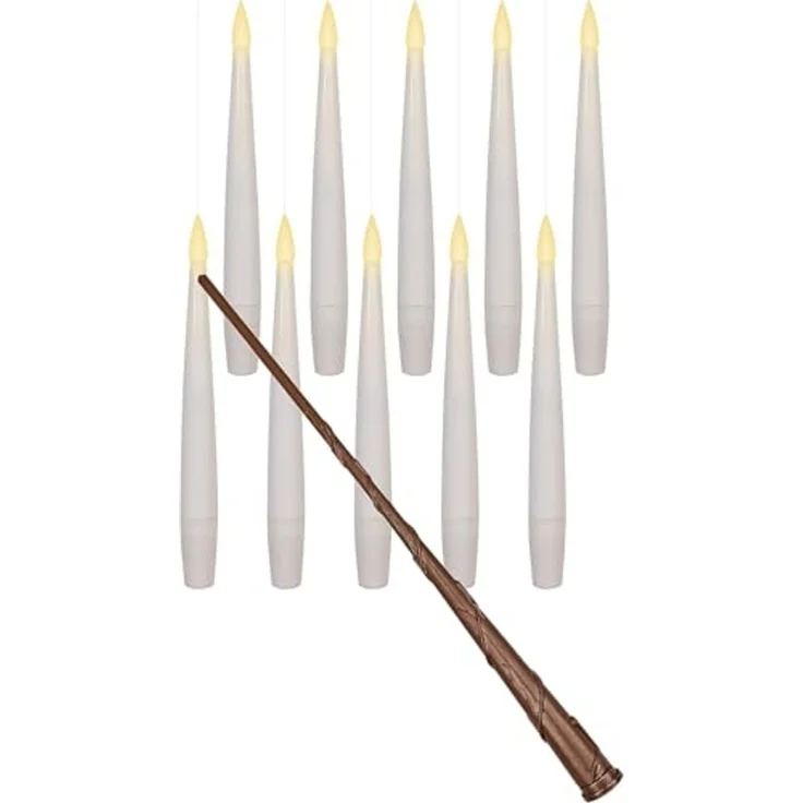 LED Kerzen schwebend 10er-Set – Bild 1