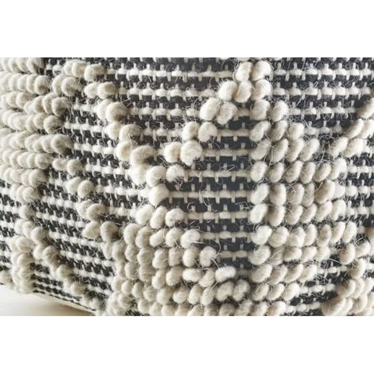 Kobolo Sitzwürfel Sitzpouf Pouf RAJA aus Baumwolle - mit Muster (1 Stück, Nachhaltig) – Bild 6