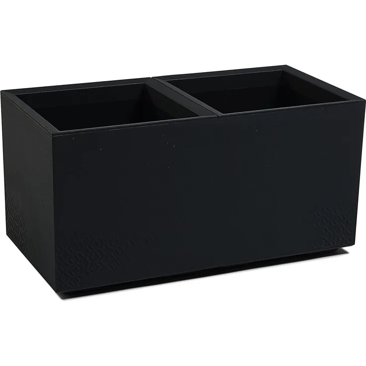 ONDIS24 Pflanzkübel Caro Beton Optik Blumenkübel mit Rollen aus Kunststoff 100% Recycled, frostsicher und UV-beständig