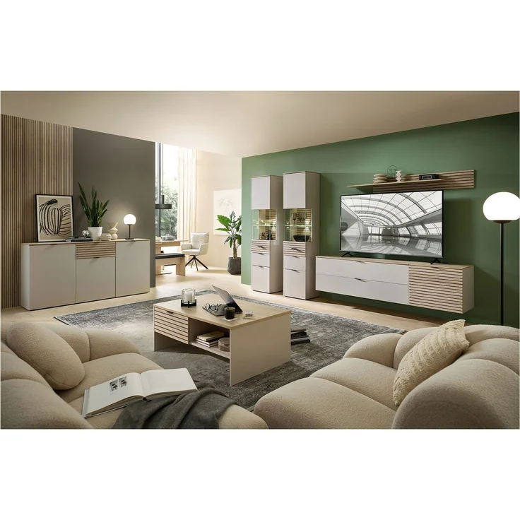 Couchtisch Inka / Ina, Holzfarben, 110 x 44 x 65 cm – Bild 3