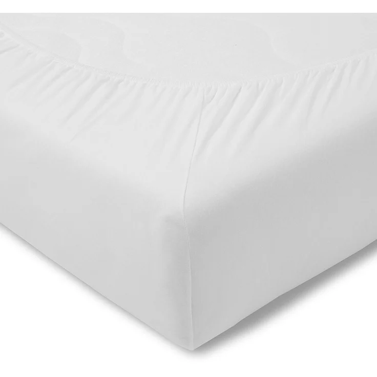 ESTELLA Spannbetttuch Zwirnjersey | Elfenbein | 200x200 cm | passend für Matratzen 180-200 cm (Breite) x 200-220 cm (Länge) | trocknerfest und bügelfrei | 97% Baumwolle 3% Elastan – Bild 4