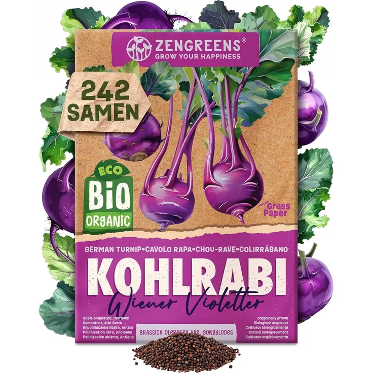 ZenGreens® - Bio Kräuter- & Gemüsesamen im 100er Set - 100 Kräuter- & Gemüse Samen für den einfachen Anbau im Garten, Balkon oder Hochbeet - Pflanzensamen - Saatgut – Bild 49
