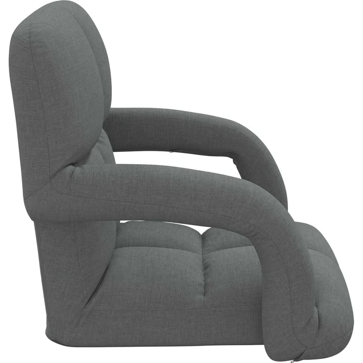 vidaXL Verstellbarer Fußsessel Dunkelgrau 58 x 62 x 58 cm Stoff 42028126 – Bild 5