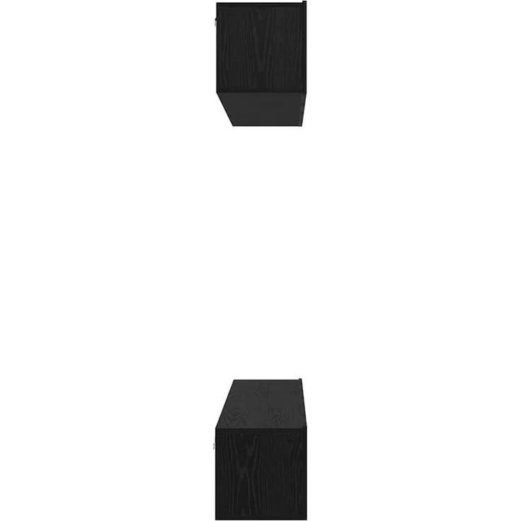 vidaXL TV-Schrankset 5 pcs Schwarz Eichen-Optik Holzwerkstoff 3393406 – Bild 8