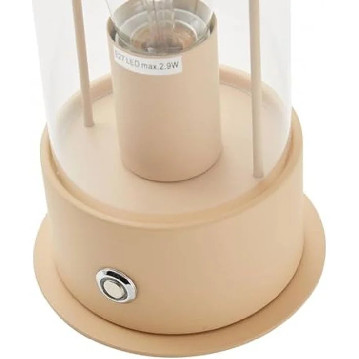 Lindby Außen-Tischleuchte Yvette, LED, Metall, Creme warmweiß IP44, 1 x 2 W LED, warmweiß – Bild 6