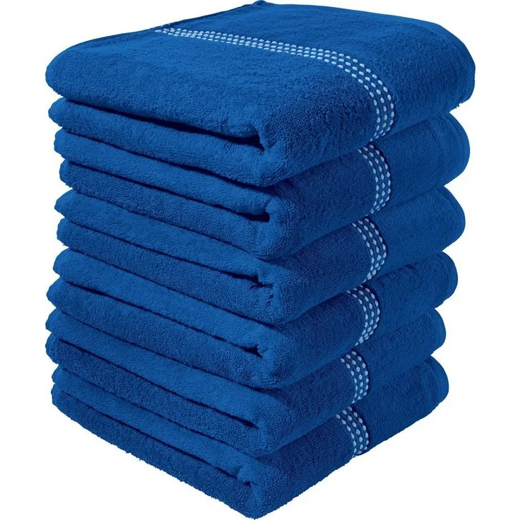 Erwin Müller Handtuch Handtuch "Mannheim" 6er-Pack, Frottier, Walk-Frottier Uni