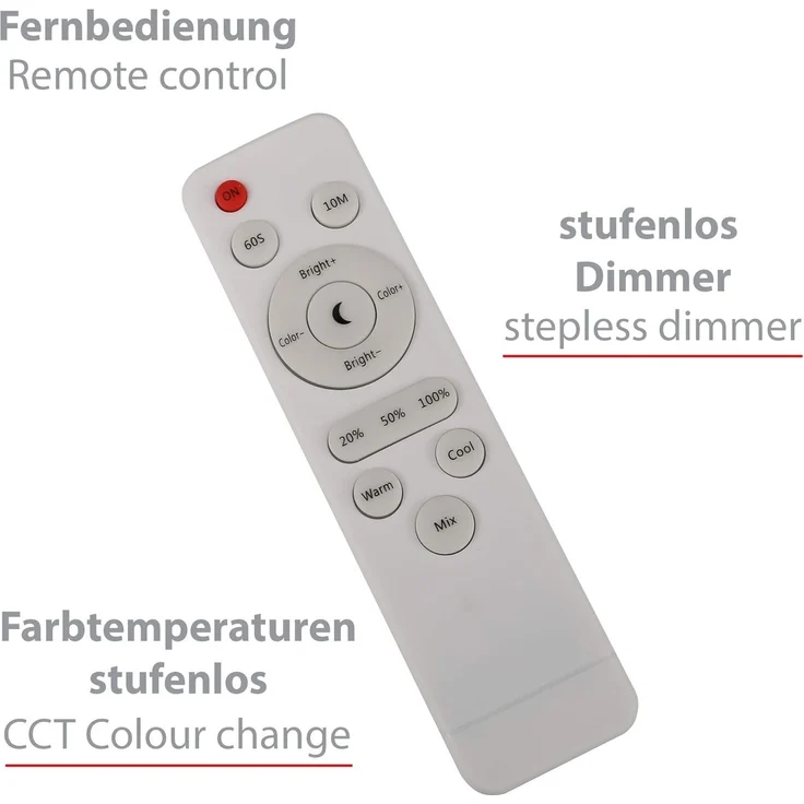 Briloner Leuchten LED Schreibtischlampe OFFICE REMOTE – Bild 6