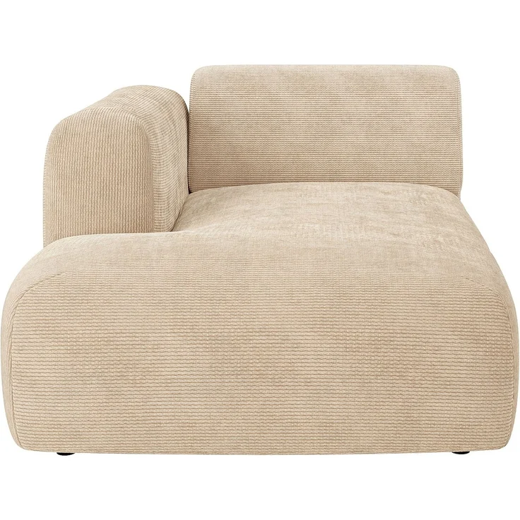 Maison Céphy - POGNI - Recamiere ohne Schlaffunktion - Plastik - Kunststoff (PVC) - Beige - 108 x 163 x 73 cm – Bild 2