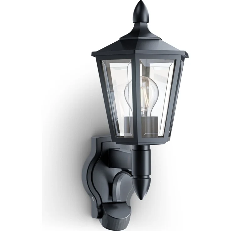 Steinel Außenleuchte L 16 S schwarz,180°-Bewegungsmelder, max. 10 m Reichweite, E27 max. 60 W – Bild 1