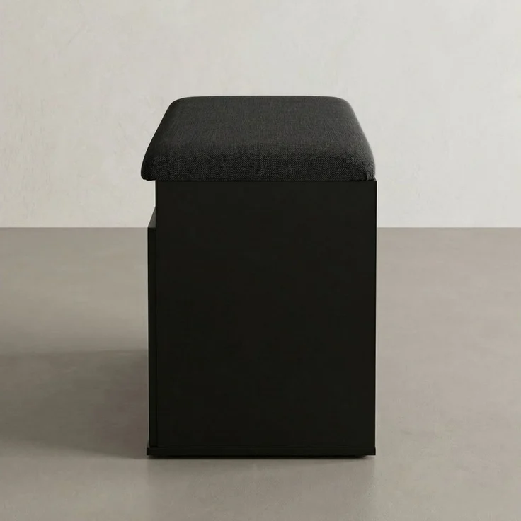 BOXIMO Schuhschrank Schuhschrank mit Sitzfläche und Stauraum VIRA, 60 x 50 x 35 cm (Schuhschrank GRADIA mit Sitzbank) – Bild 3