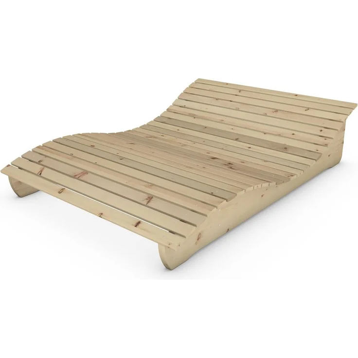 Gartenliege "Relax-Gertl" (Zirbe) 1-teilig Liegebreite 140 cm Himmelsliege – Bild 2