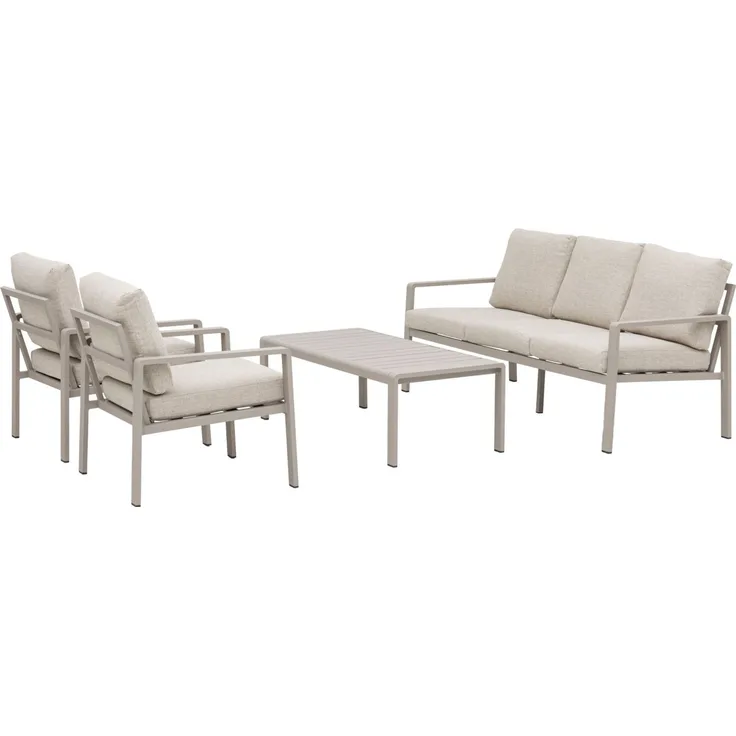 Primaster Gartenmöbel-Set Lucca Aluminium