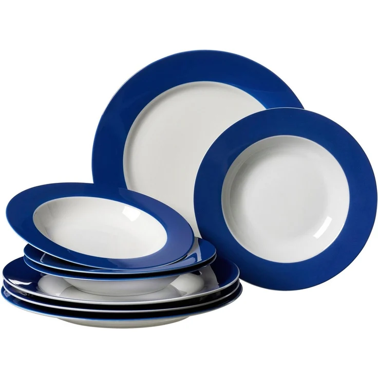 Ritzenhoff & Breker DOPPIO Tafelservice 8-teilig Indigo Blau – Bild 1